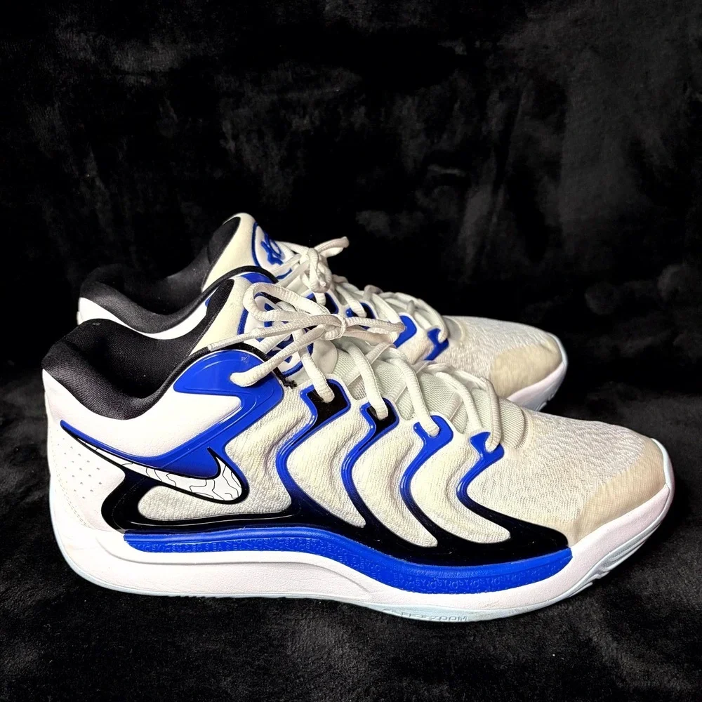 Nike KD 17 Penny FJ9487-100 Mens US 13 Basketball Shoes White Game Royal Sneaker